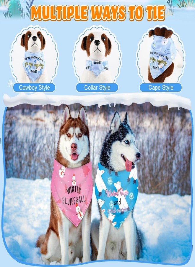 Kacctyen 200 Pcs Bulk Winter Dog Bandanas -Pet Scarfs Adjustable Washable Bibs, Triangle Kerchief Costume Accessories for Dogs Cats, Pet Grooming Supplies (25x17x17 Inches) - Image 5